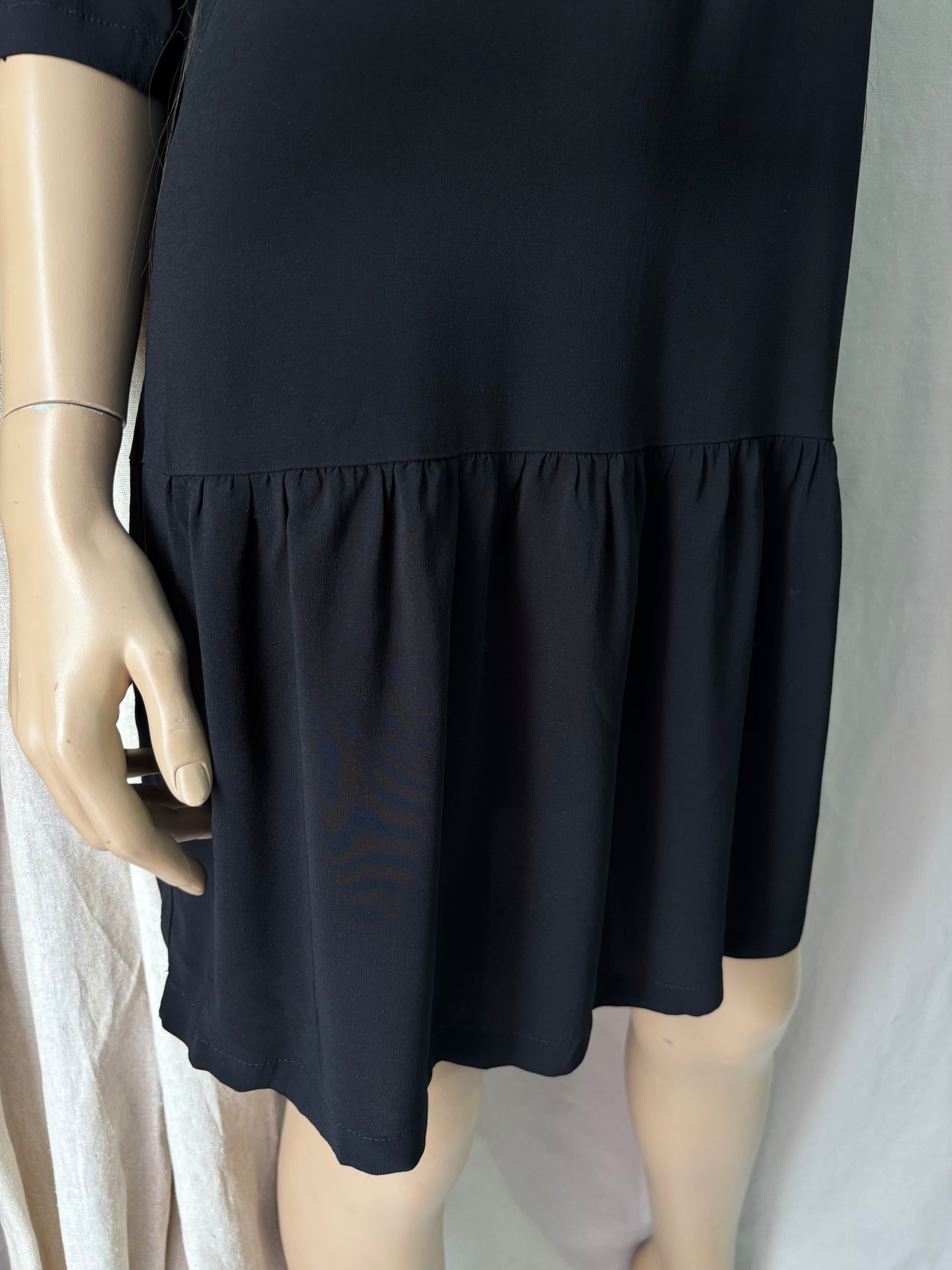 Pinko - Robe noire - fluide taille S élégante femme