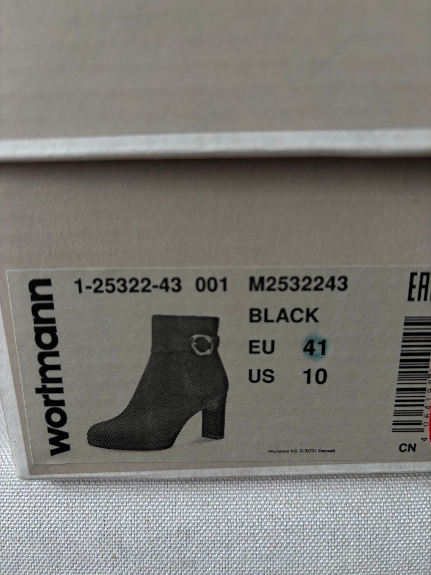Tamaris - Bottines noires vegan – Neuves avec boîte - Taille 41