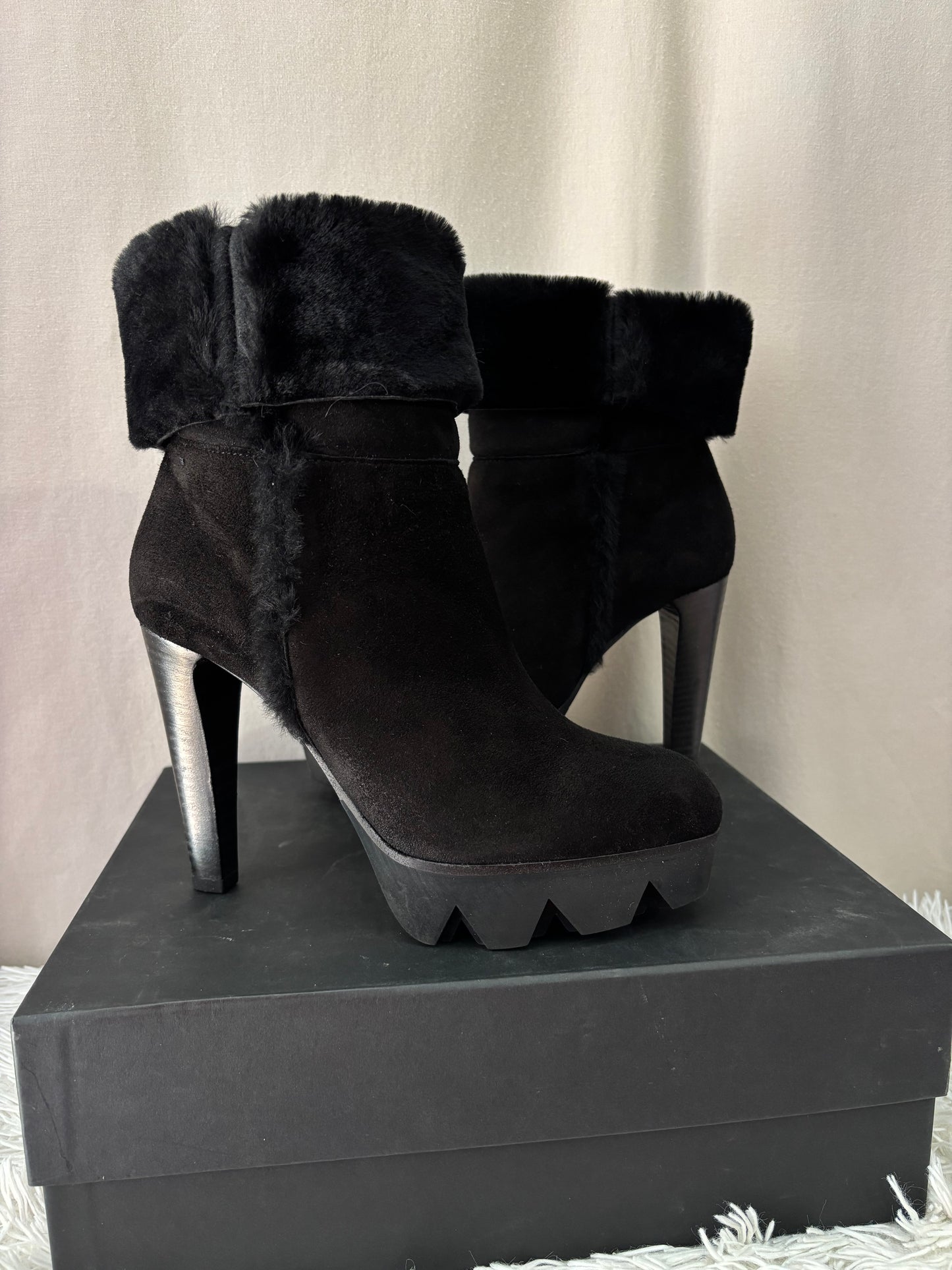 Vic Matiē - Bottines -  Skyfall noires – Talon 11,5 cm - Taille 37