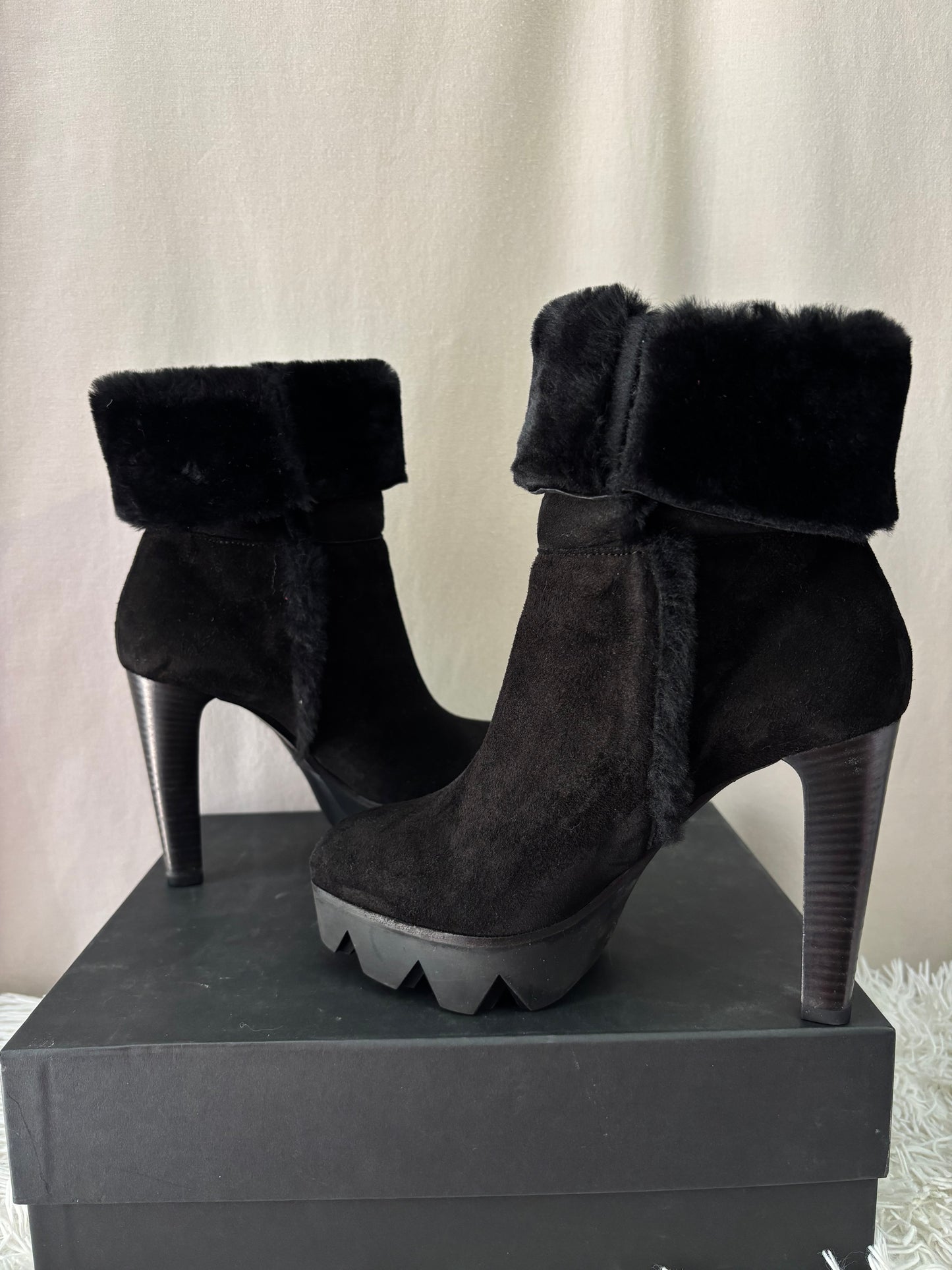 Vic Matiē - Bottines -  Skyfall noires – Talon 11,5 cm - Taille 37