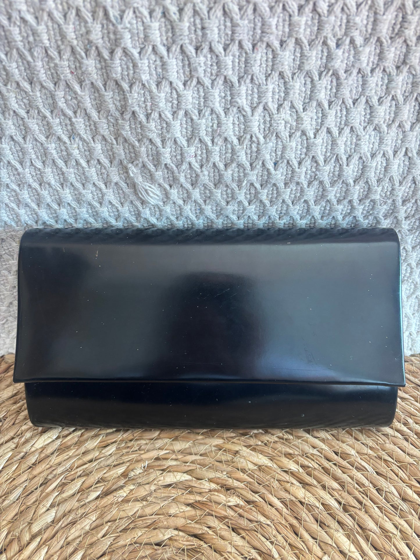 Pochette noire brillante Tamaris avec chaîne neuve avec étiquette