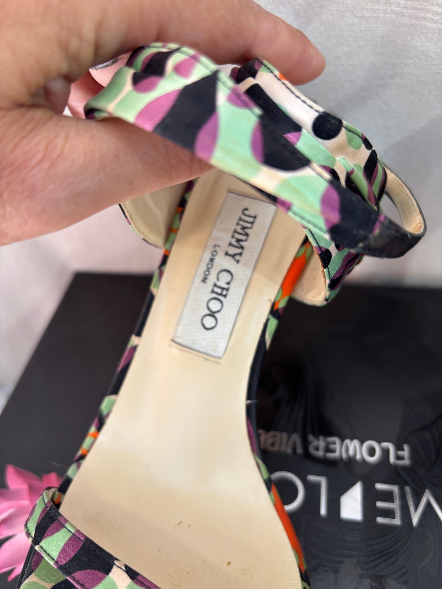 Jimmy Choo – Sandales de luxe à talons – Taille 38