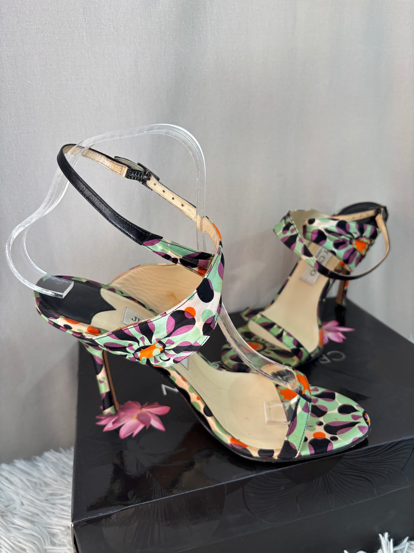 Jimmy Choo – Sandales de luxe à talons – Taille 38