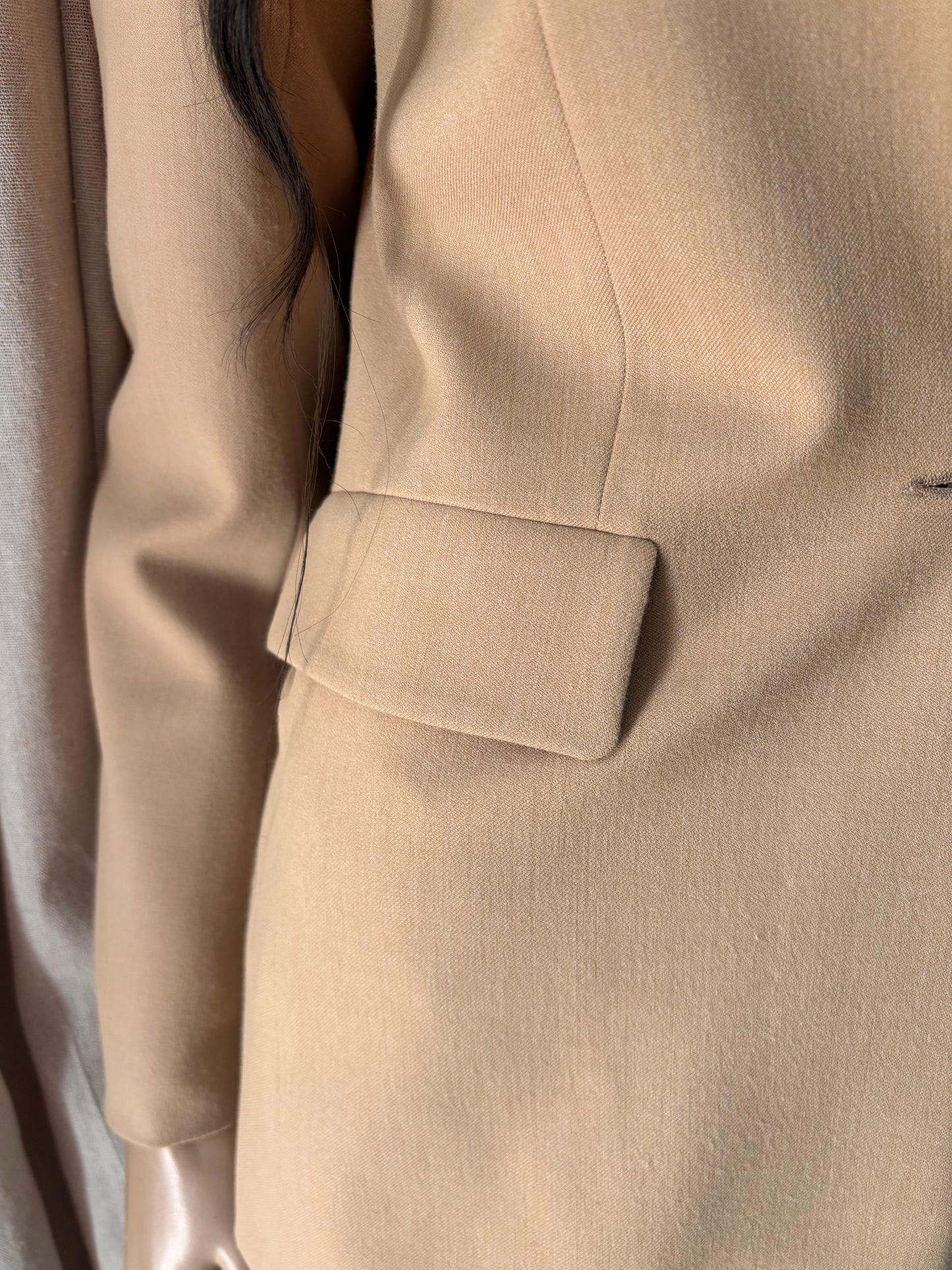 Maje - Veste blazer beige – veste élégante femme - taille 36
