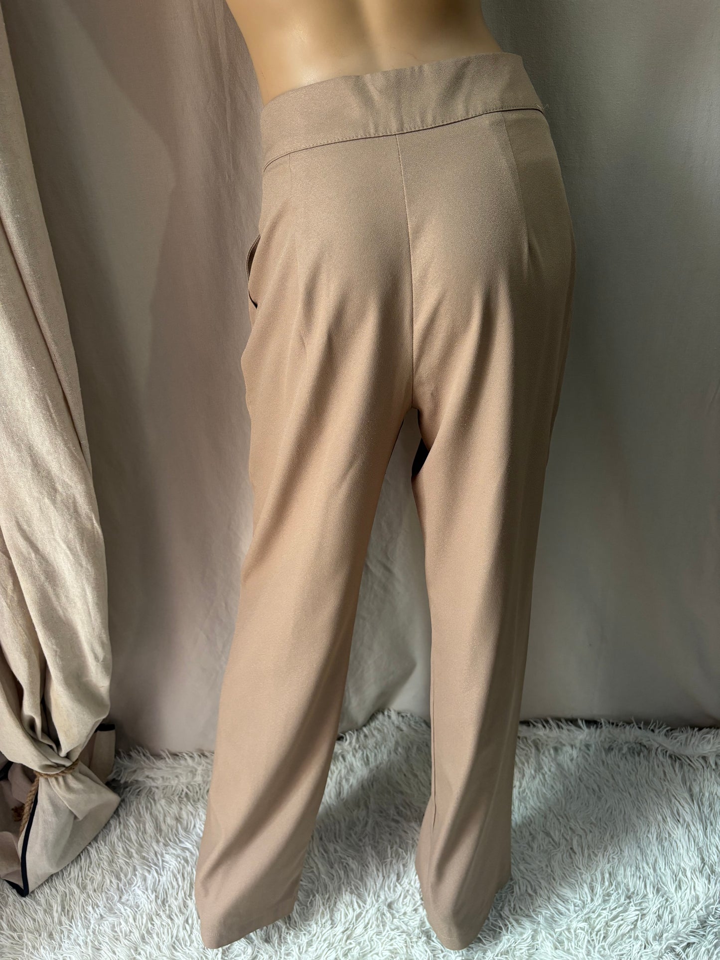 Trendyol - Pantalon beige taille haute élégant – pantalon chic femme - Taille 36