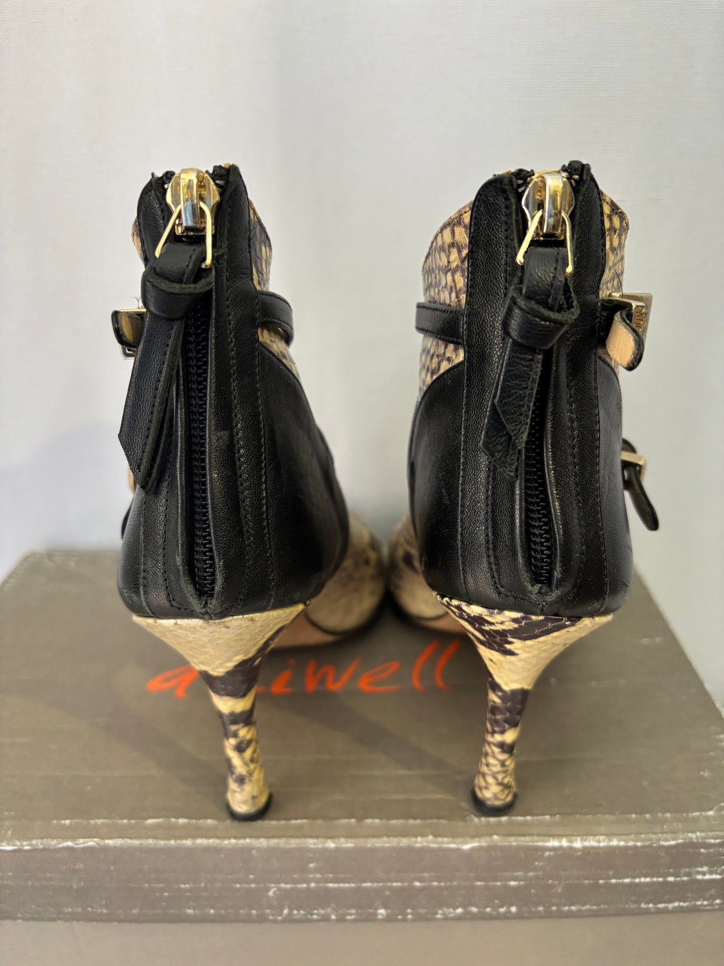 Luciano Padovan -✨ Bottines ouvertes python – Taille 35