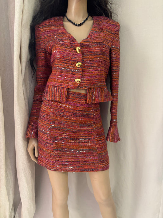 La semaine Paris - Ensemble tweed - Taille 38