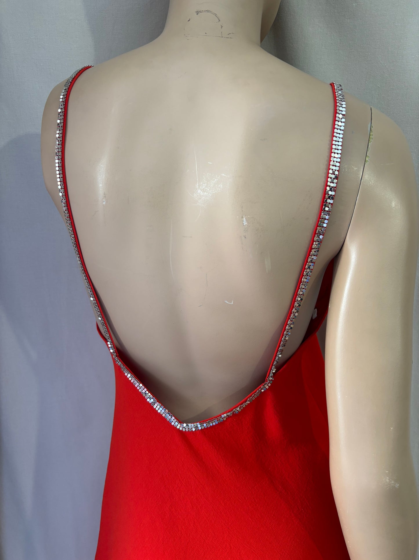 Robe Bash rouge dos nu – Taille 1 – Élégante & fluide femme