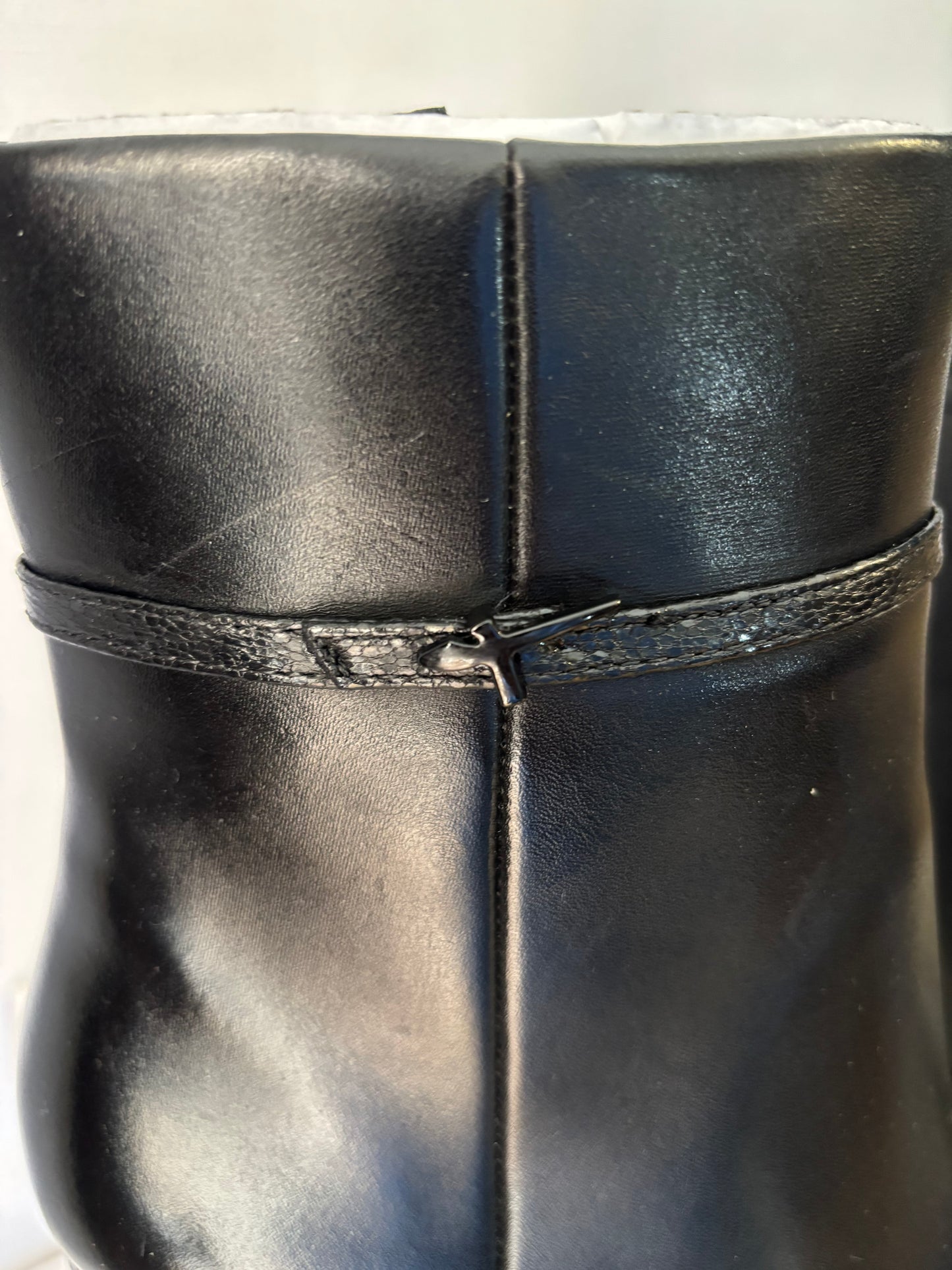 Tamaris - Bottines cuir noir – Neuves avec boîte - Taille 39