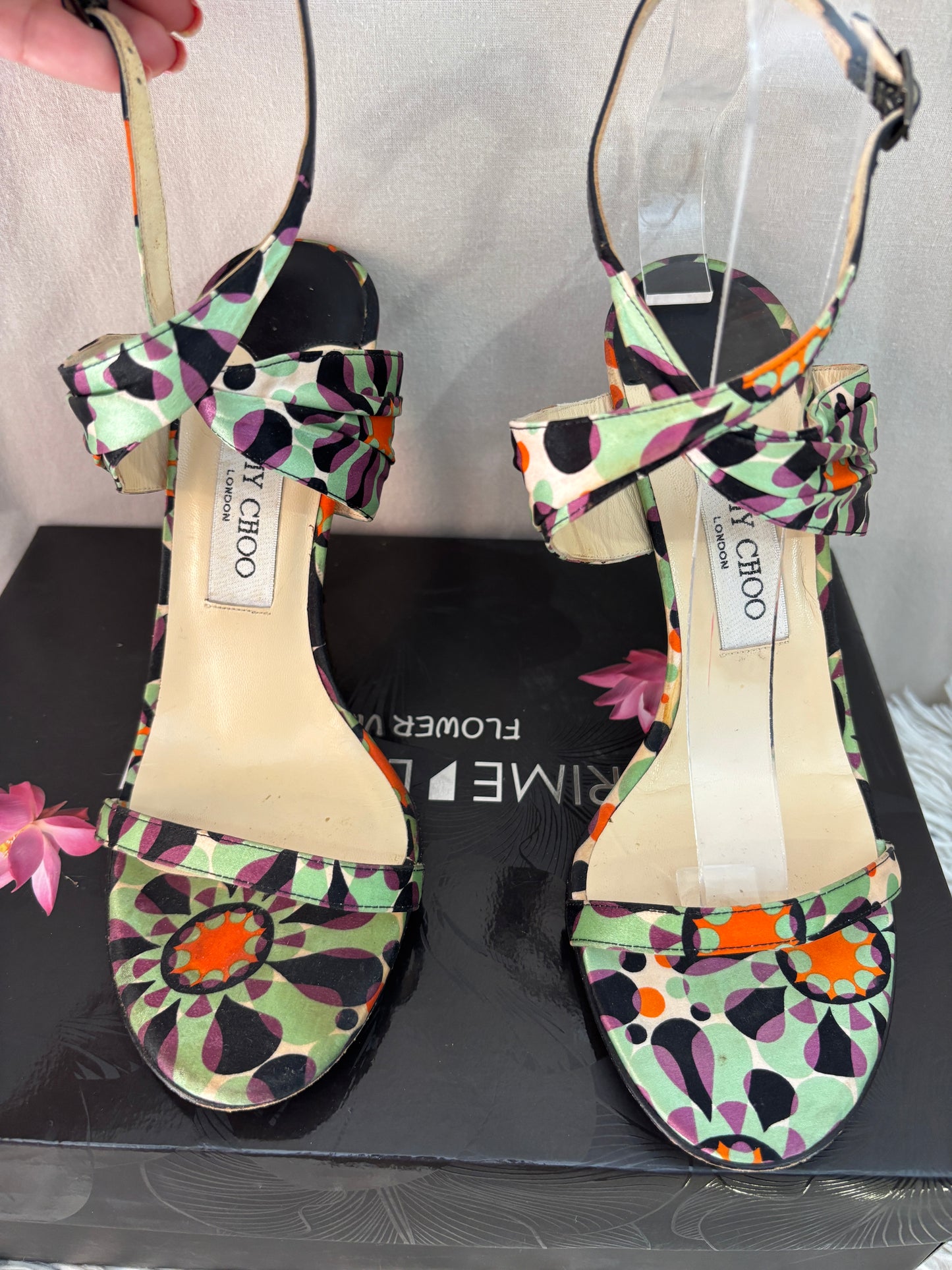 Jimmy Choo – Sandales de luxe à talons – Taille 38