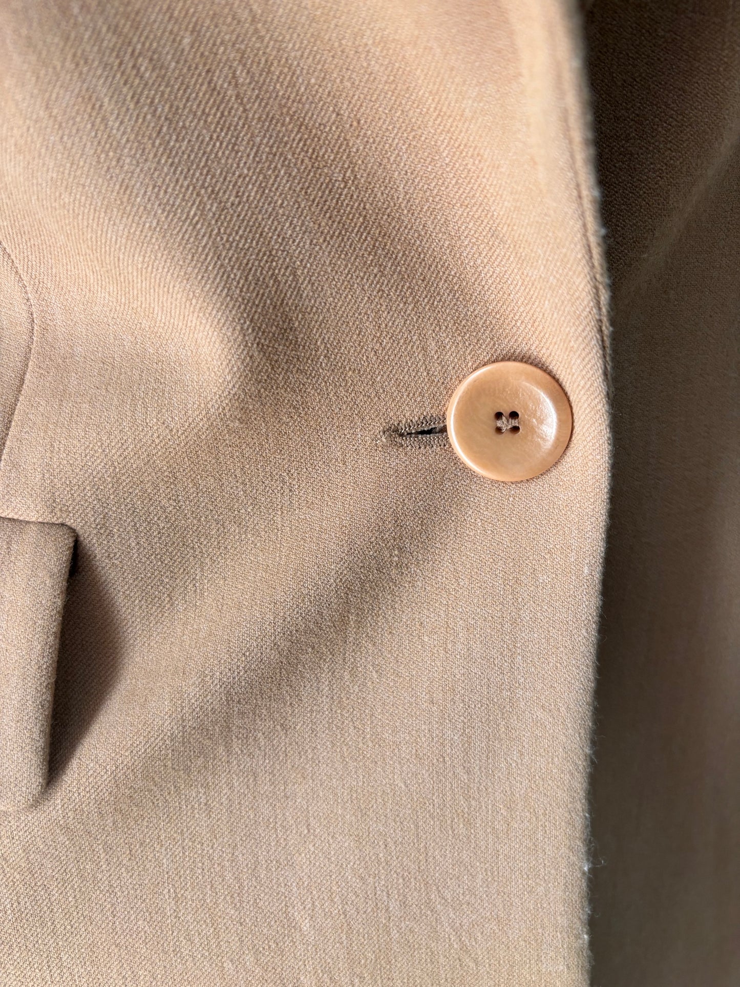 Maje - Veste blazer beige – veste élégante femme - taille 36