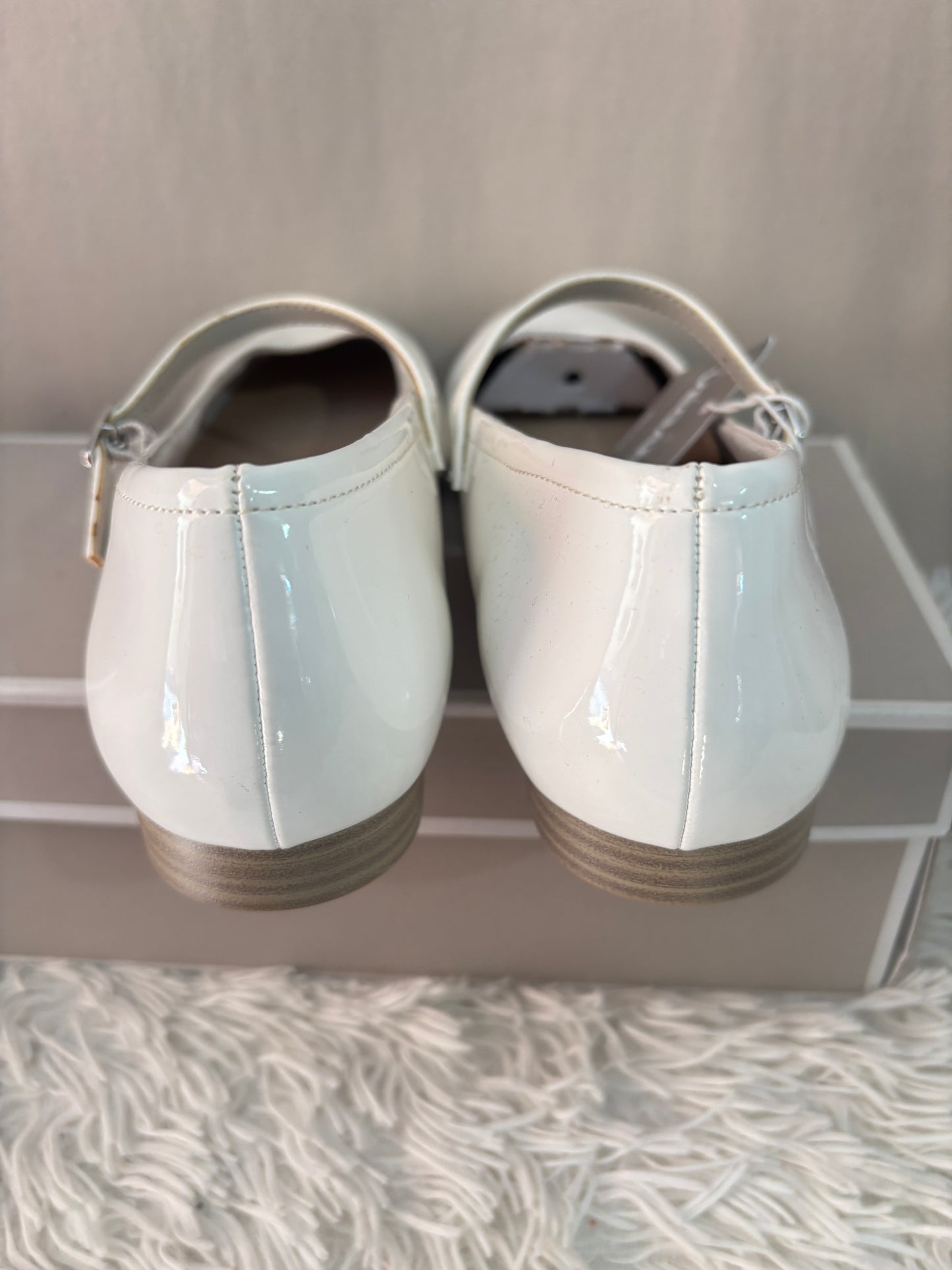 Ballerines Tamaris Blanches Vernies à Bride - Neuves avec boîte - Taille 37